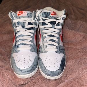 Acid Wash Denim Nike Dunks